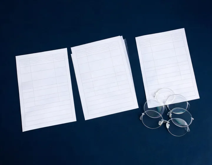 Side-by-side factory quote sheets for progressive vs multifocal lenses